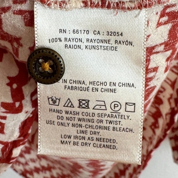 Maeve Anthropologie Avignon Scottie Dog Print Button Blouse, Size XS - Picture 6 of 6